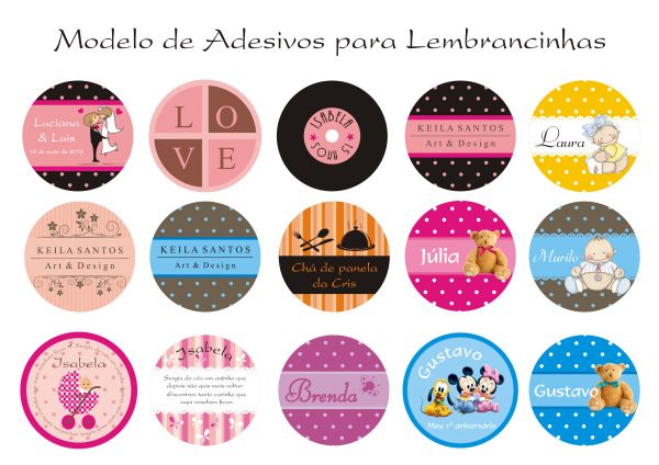 1.000 Adesivo Vinil 4x4 cm com corte Especial